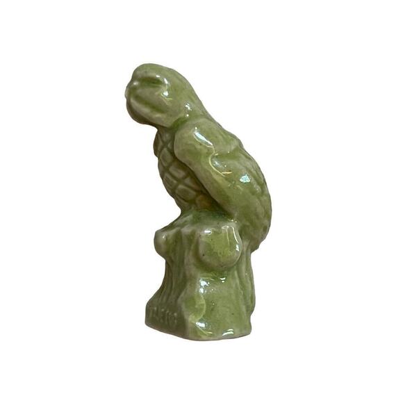 Vintage Wade of England Noah's Ark Green Ceramic Parrot. - Picture 1 of 5